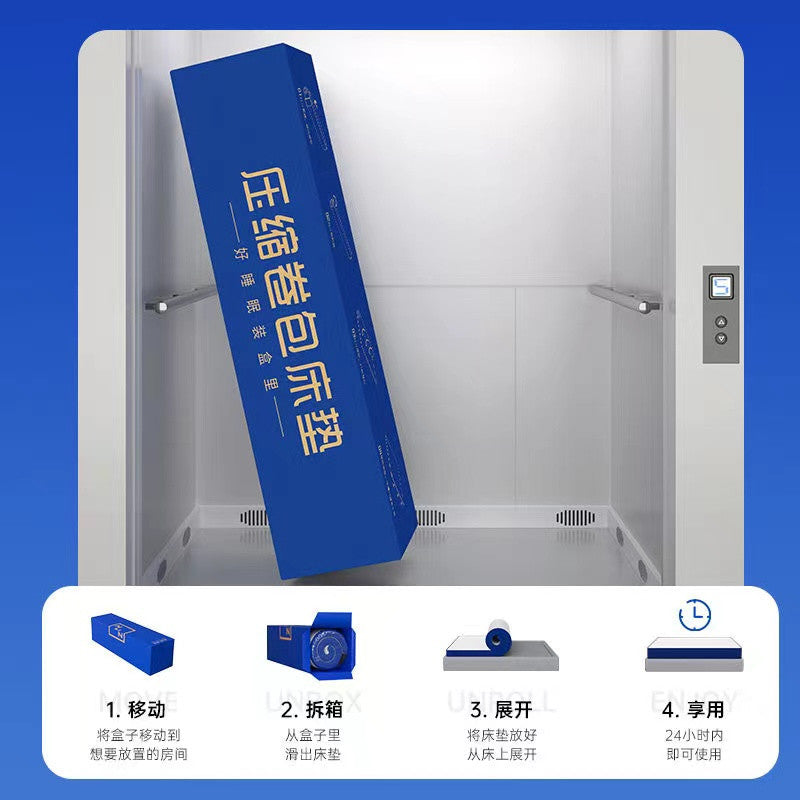 Vacuum compressed roll-up mattress box spring latex thick 20cm simmons memory foam home bedroom hard mattress