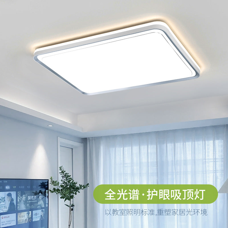 Full spectrum living room light Nordic simple three rooms and two living rooms eye protection ceiling light bedroom room light whole house lighting package