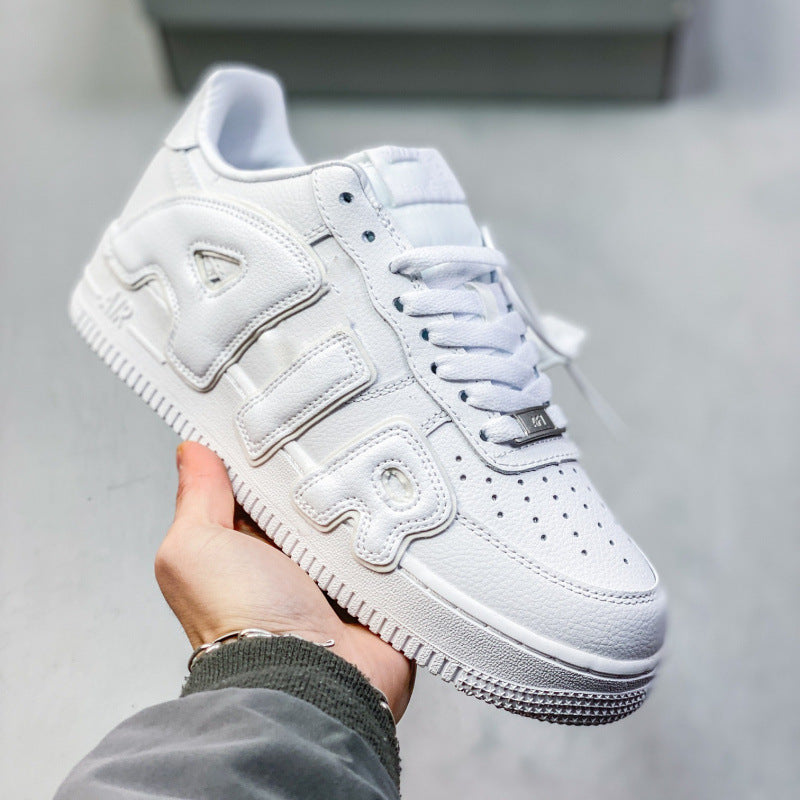 Putian cpfxaf1 skateboard shoes collaboration air force 1 3m reflective men's and women's student sneakers casual basketball shoes
