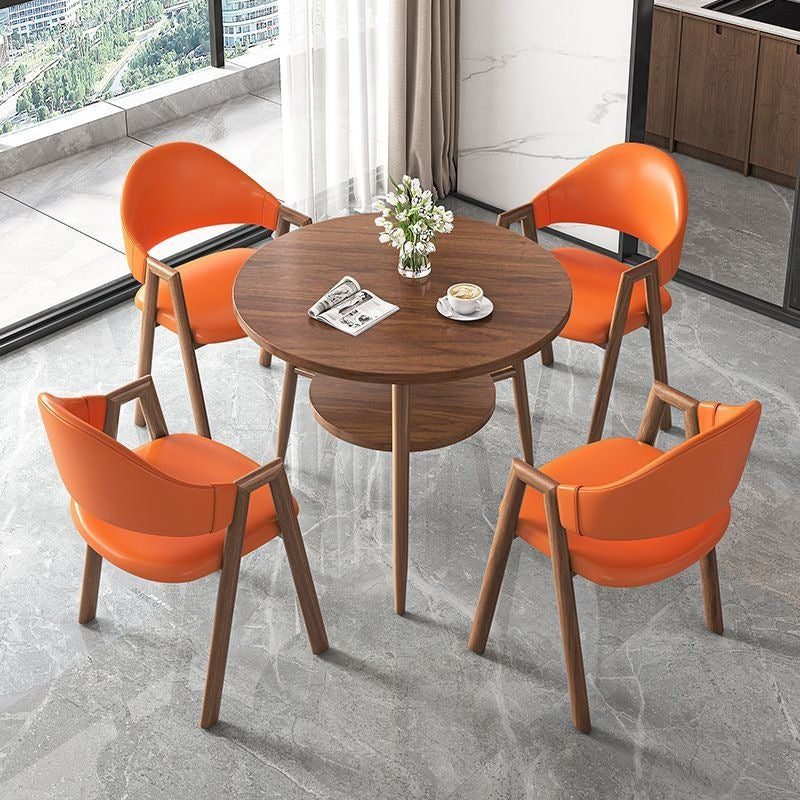 Scandinaviancasualcasual reception negotiation table and chair combination milk tea coffee shop apartment b&b dining table balcony small round table