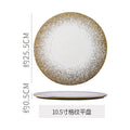 High-end ceramic dinnerware for restaurants and hotels, perfect for home use. ideal for western-style plating, desserts, and pastries. unique, aesthetically pleasing ceramic plates