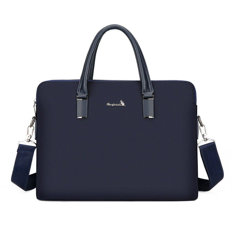 New briefcase Fashion trend Business Oxford cloth File bag Large capacity bag Laptop bag Crossbody bag