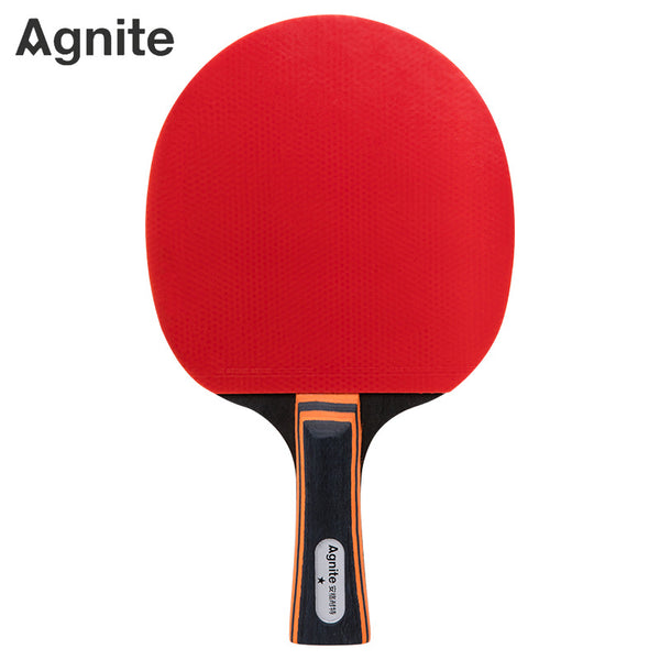 Deli F2311 Angnet table tennis racket one-star horizontal racket double-sided reverse glue arc fast-break table tennis single racket