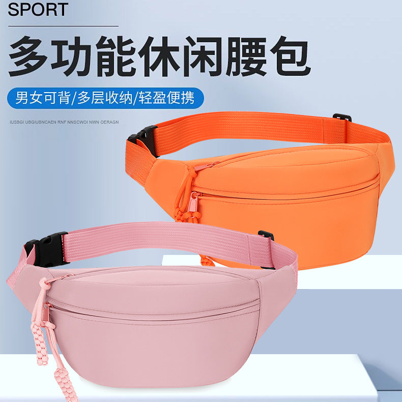 Cross-border fashion breast bag, women's Oxford casual shoulder bag, diagonal span, new backpack, trendy waist bag, messenger bag, wholesale none.