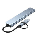 Type-c hub usb 3.0 dual port expansion dock - hub81 - connect to mouse, keyboard, and data cables for computers and tablets