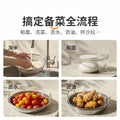304 stainless steel rice washing basin drain basket set of seven nesting dolls kitchen sink egg bowl cooking basin suit