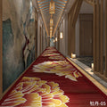 Custom hotel corridor aisle carpet, thickened 800g, fire-retardant, full coverage, for office buildings, offices, living rooms, bedrooms, and commercial use