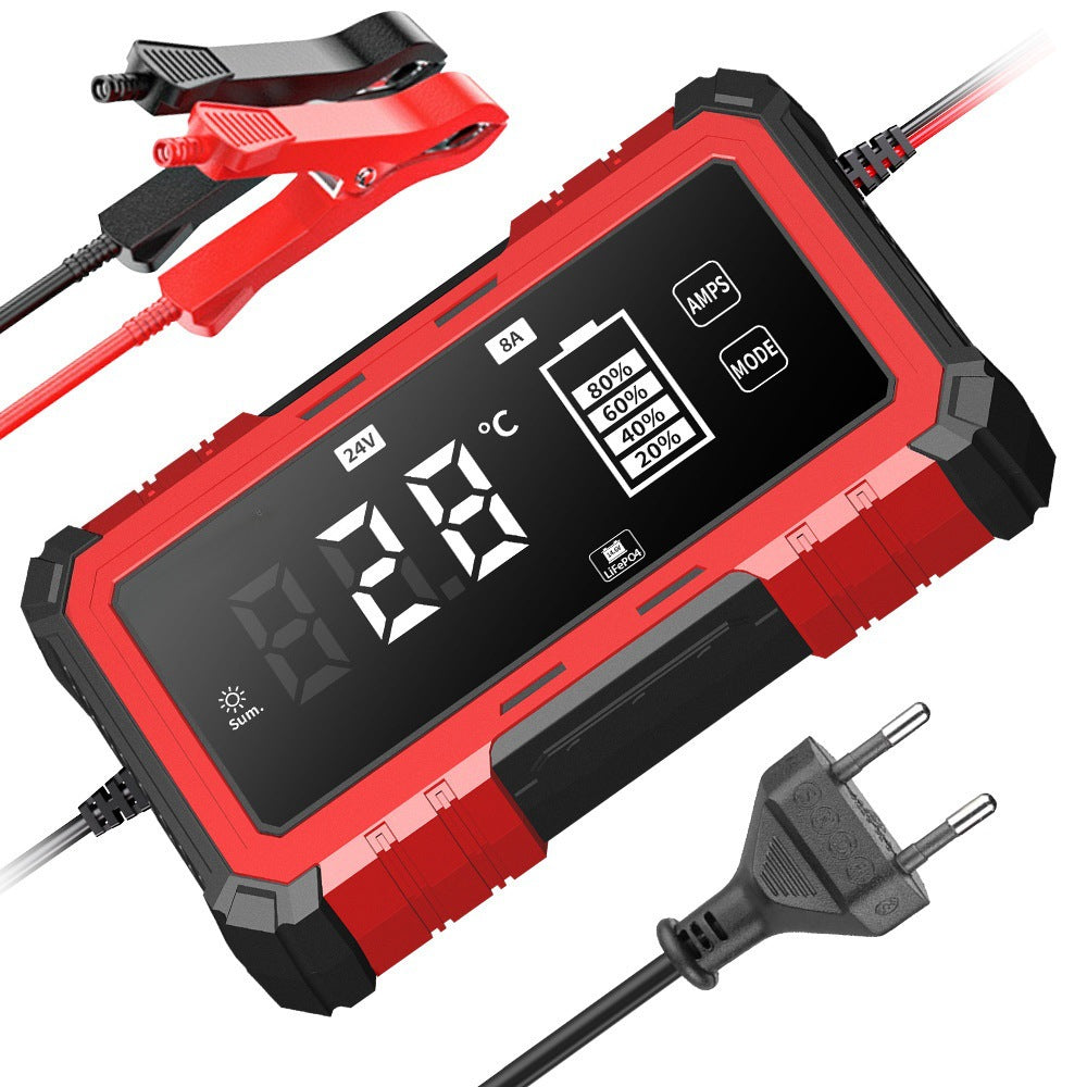 12v/24v 15a lithium iron phosphate (lifepo4) & lead-acid battery charger - 12v car battery charger