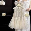 Girls' sequin princess dress - new summer  collection - kids' formal gown, stylish summer dress, girls' vest dress