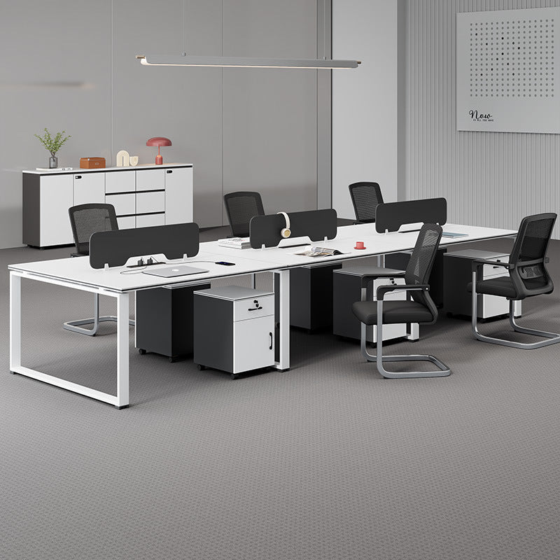 Saint li staff desk casual current employee slot computer desk work slot screen office table and chair combination