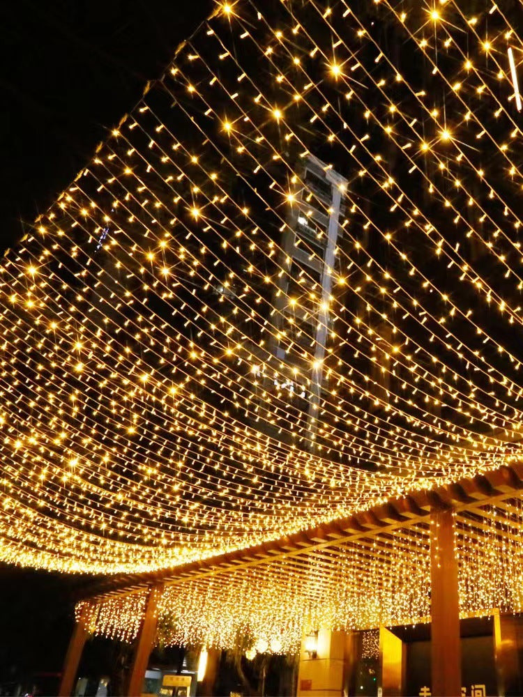 LED light string colorful lights flashing lights outdoor street decoration colorful lights string small colorful lights gypsy Christmas lights