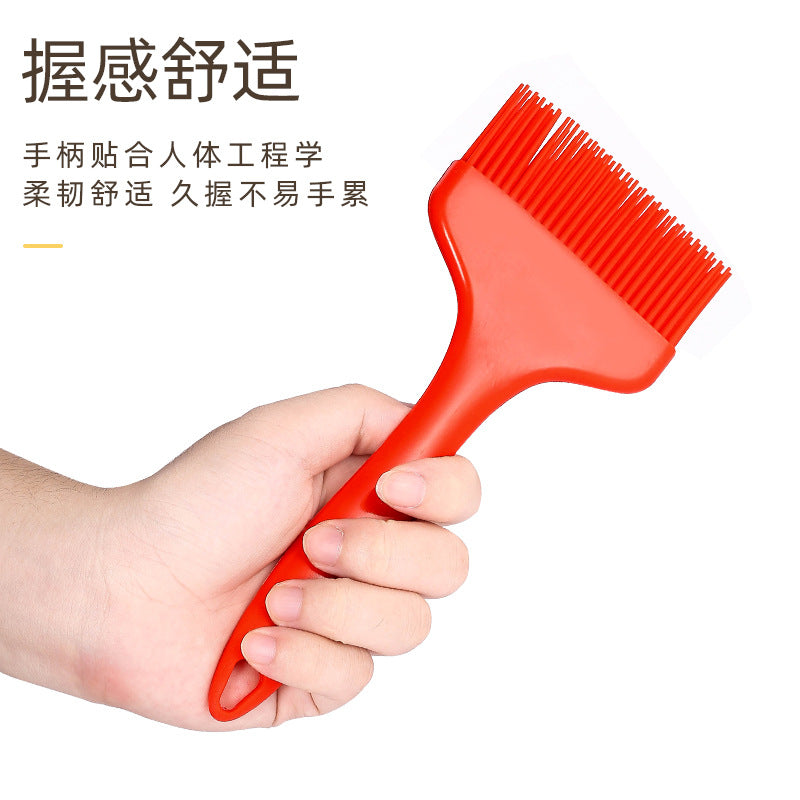 Silicone large brush lint-free baking oil brush outdoor camping style barbecue brush pancake seasoning food grade wide surface brush