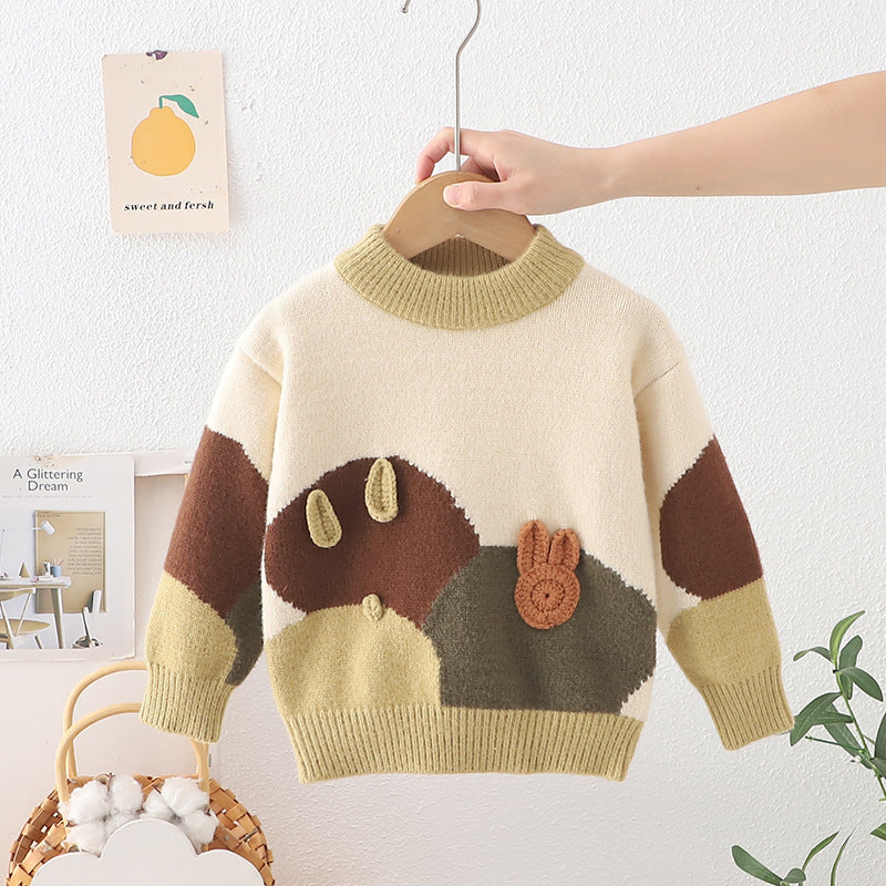 Kids' winter sweater: new fleece-lined, extra thick knit for boys and girls