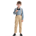 Wholesale from the source manufacturer: boys' outfits, new children's clothing, long-sleeved shirts, overalls, spring new arrivals