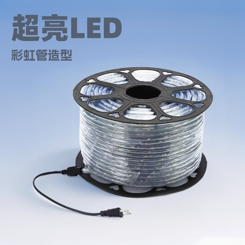 Lighting light strip hotel B & B LED rainbow tube round two-wire light festival decoration flexible outdoor ambient light super bright