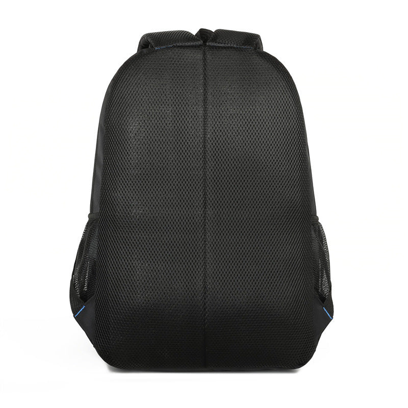 New black backpack men's large-capacity new business travel waterproof computer bag travel backpack student schoolbag