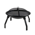 Outdoor patio folding bbq grill portable fire pit home indoor heating stove campfire grill for tea brewing and bbq