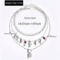 Wholesale faux pearl bowknot heart necklace - european & american cross-border fashion, sweet & cool, spicy girl style, cross pendant accessories