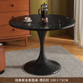 [load-bearing upgrade - enlarged base] black marble tulip 100*100*73cm