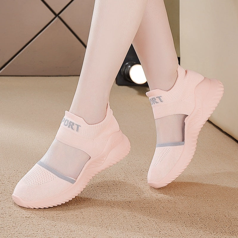 Women's flyknit sneakers - new spring/summer 2026 collection: versatile, breathable, lightweight casual athletic shoes, running shoes, yeezy style