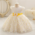 export baby dress short one year old western style new arrival princess dress three-dimensional butterfly birthday skirt cute