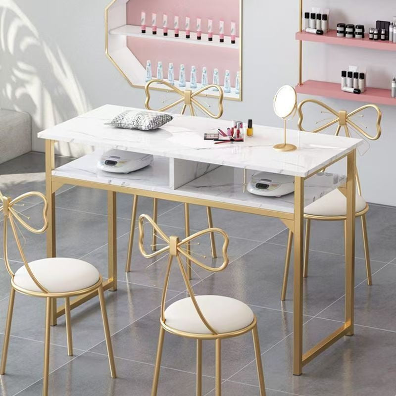 Nail art table nail art shop special table japanese style popular table chair single double light luxury casual modern nail art table
