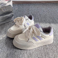 Argan shoes women's white shoes2026new arrival spring and summer with skirt niche styleeasiest for match student casual sports thick sole sneakers