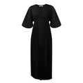 C8538  cross-border plus size women's summer european and american v-neck batwing sleeve loose casual pleated foreign trade dress