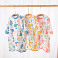 Baby pajamas autumn winter cute baby girl pure cotton one-piece sleep dress children's warm robe sleep sack onesie
