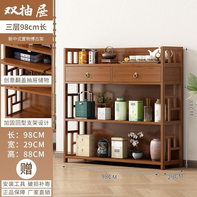 Storage rack tea cabinet office tea cabinet for home tea display cabinet table side cabinet tea tea set storage cabinet
