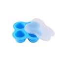 4-hole silicone baby kids food supplement box sealed crisper box ice grids ice cream fruit ice mold baking cake pan