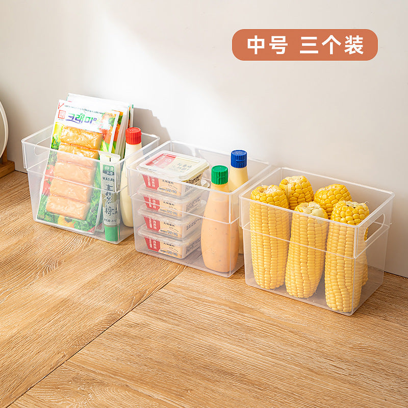 Kitchen Vegetables and Fruits Refrigerator Storage Box Transparent Frozen Fresh-keeping Box Food Grade Beverage Dumplings Egg Storage Box