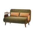 Solid wood folding sofa - compact living room, home use, dual-purpose, american retro, multifunctional, creative, light luxury sofa bed