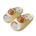 New cartoon rilakkuma slippers for women, summer outdoor design, soft sole, home anti-slip indoor sandals, hot-selling wholesale
