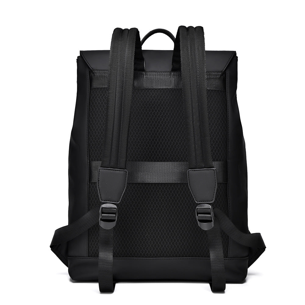 Customized backpack, high-end sense, business commuter, computer backpack, simple and large-capacity casual backpack, printed logo.