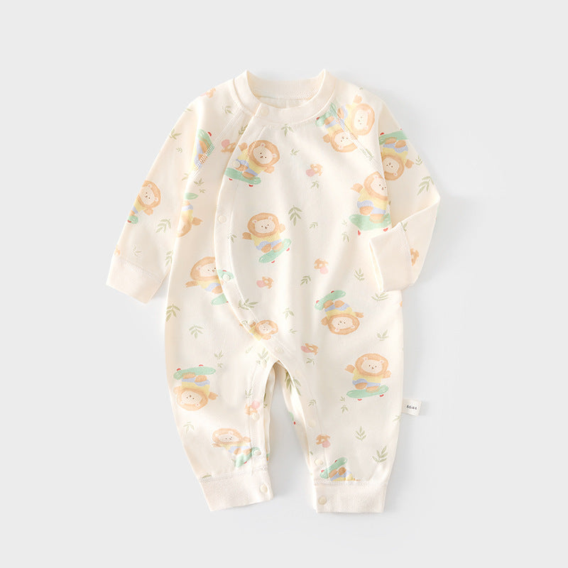 Babibele baby long-sleeve romper, 100% cotton, spring/autumn, snap-crotch bodysuit, class a, infant/toddler, spring/summer crawling suit