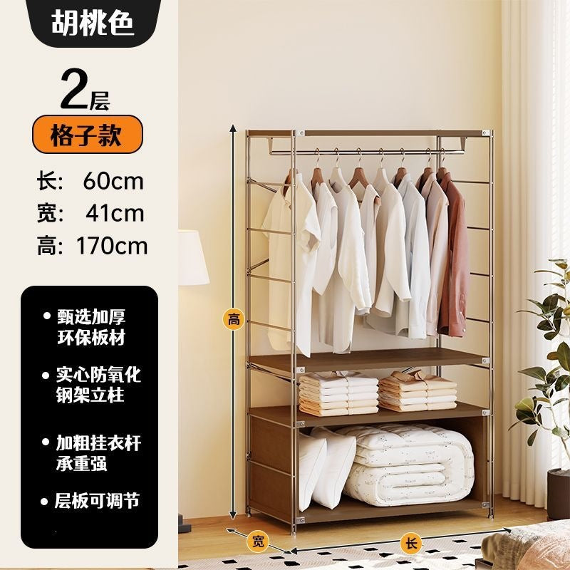 Coat rack, clothes rack, storage, walk-in closet, floor-standing wardrobe, bedroom, open japanese style clothes rack, step-in for home shelf