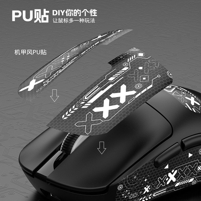 Dazzling silver fox h8 tri-mode bluetooth wireless mouse - gaming, desktop, laptop, lightweight, office & business
