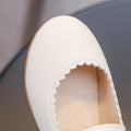 Girls' princess shoes - summer leather shoes for girls, simple soft-soled shoes for baby girls, children's shoes, toddler single shoes for spring and autumn