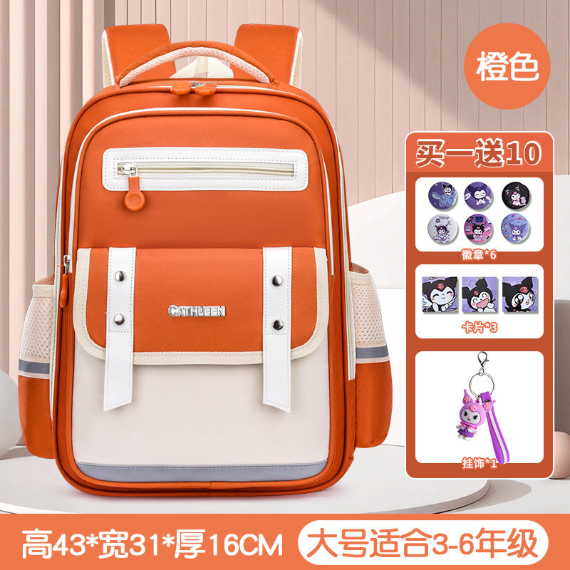 New cloud schoolbag 1-3-6 grade primary school students schoolbag boys and girls reduce the burden of children large capacity backpack