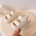 Summer baby shoes - minimalist closed-toe sandals for girls, first walker shoes, soft-soled beach shoes for boys, ages 1-3