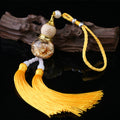 Car gourd pendant gold foil double whisker gourd car pendant car interior accessories car rearview mirror pendant manufacturer wholesale