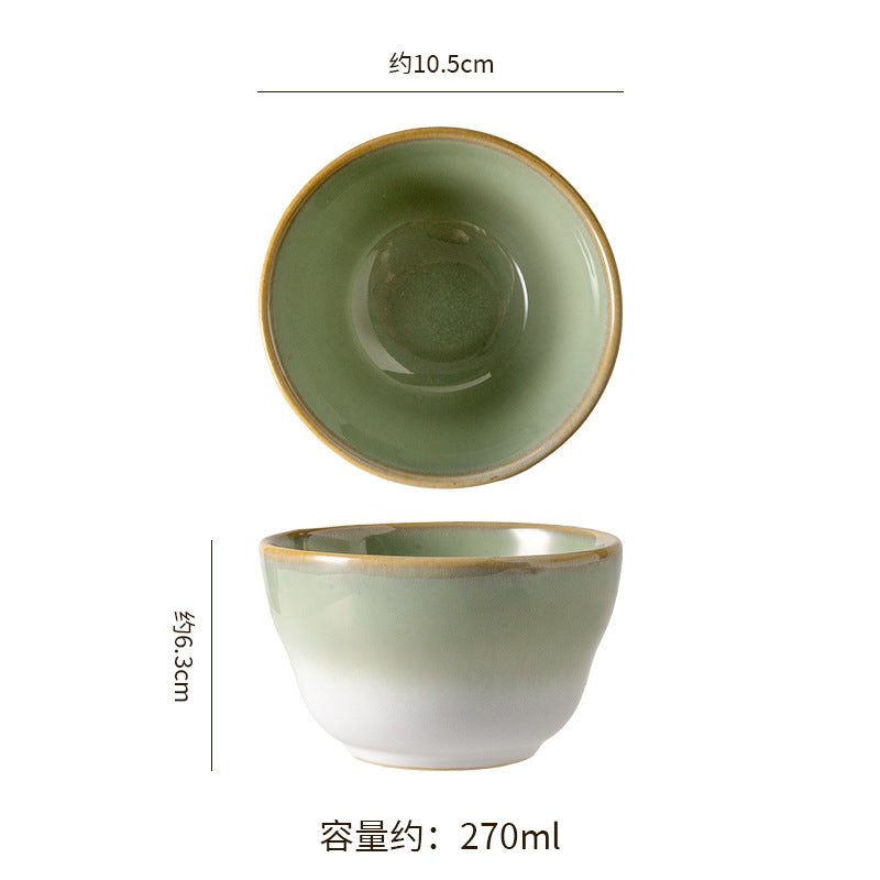 Japanese kiln personalized tableware restaurant hot pot restaurant small bowl fruit bowl good-looking cooking bowl for home rice small bowl