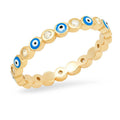Ring set wholesale cross-border niche high-end gold-plated diamond closed hand jewelry women's light luxury exaggerated accessories finger ring