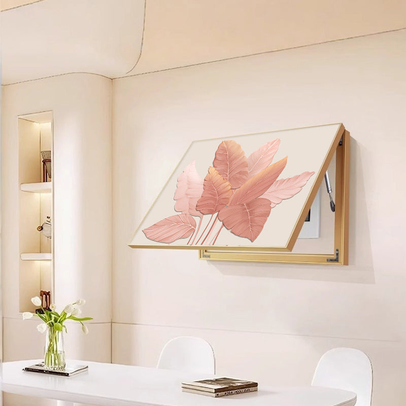 Modern simple meter box decorative painting 2025 new electric switch box distribution box blocking cream wind hanging painting