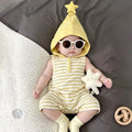 Summer lightweight breathable cute romper baby sleeveless unisex bodysuit cartoon onesie summer outfit