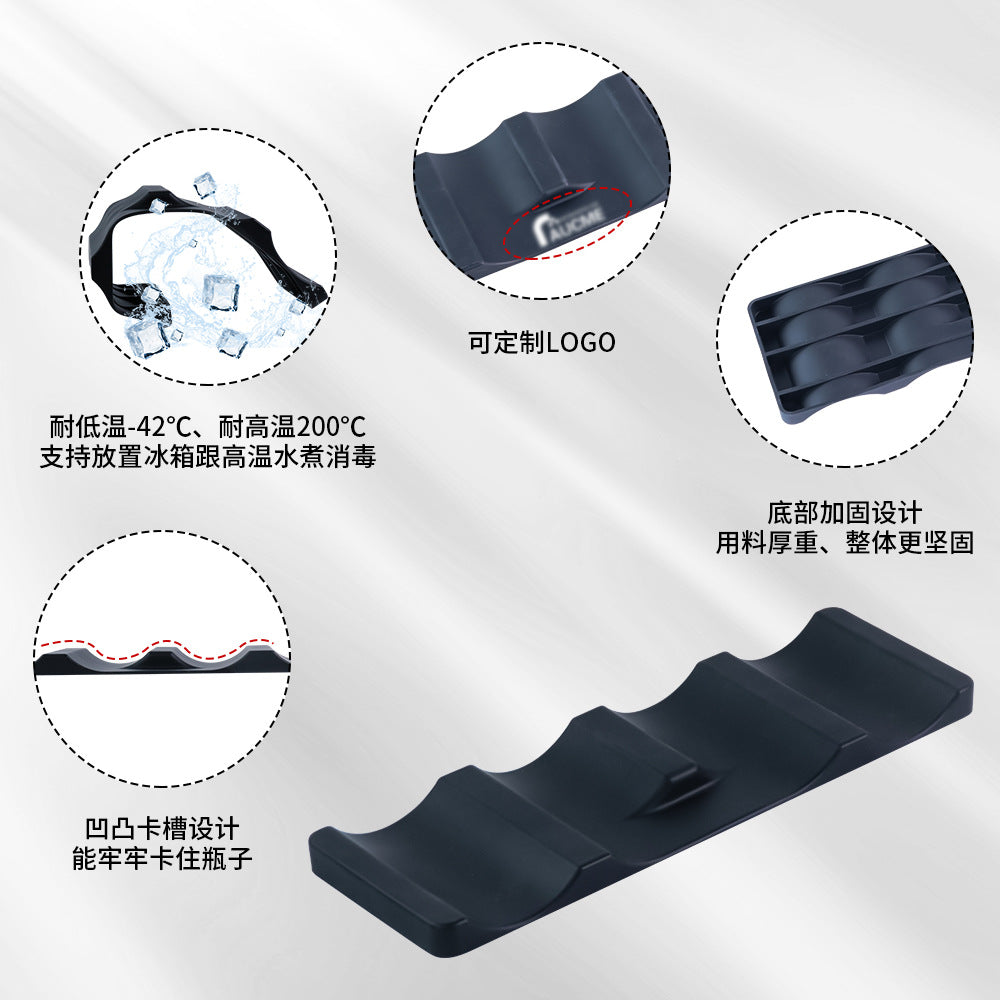 Factory direct sales beer silicone pad silicone creative pad beer pad cola pad beverage pad bottle pad non-slip can be wholesale