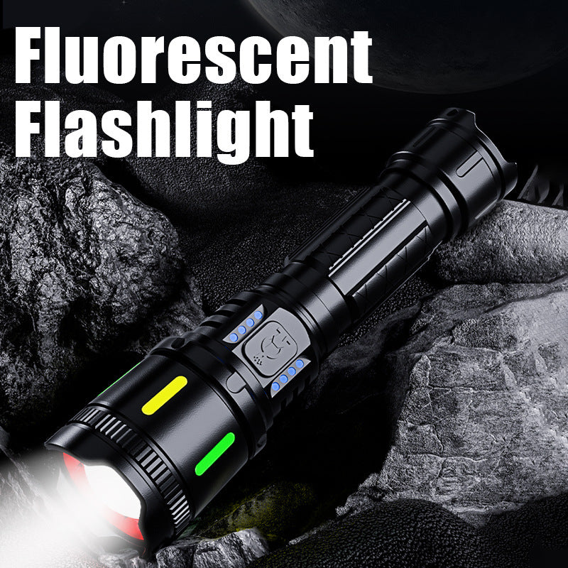 Cross-border tactical long-range flashlight outdoor convenient emergency lighting small zoom long-range flashlight