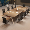 Saint li conference table long table modern casual size small conference room reception negotiation table bench training table and chair combination