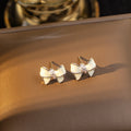 Tz-8069 silver stud earrings